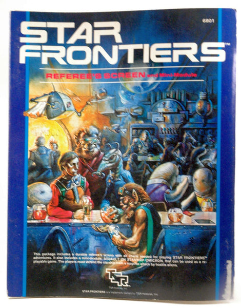 Star Frontiers: Referee's Screen and Mini-Module, by Tom Moldvay, Mark Acres  