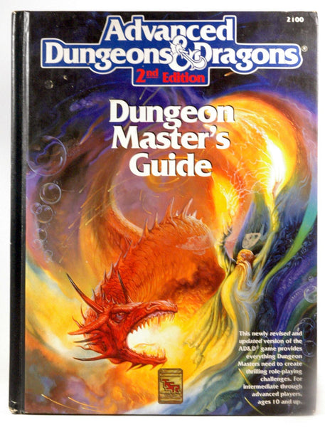 The Dungeon Master Guide, No. 2100, 2nd Edition (Advanced Dungeons and Dragons), by David Cook, Gary Gygax  