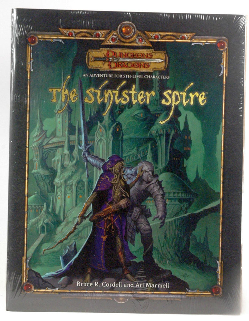 The Sinister Spire (Dungeons & Dragons d20 3.5 Fantasy Roleplaying Adventure, 4th Level), by Marmell, Ari, Cordell, Bruce R.  