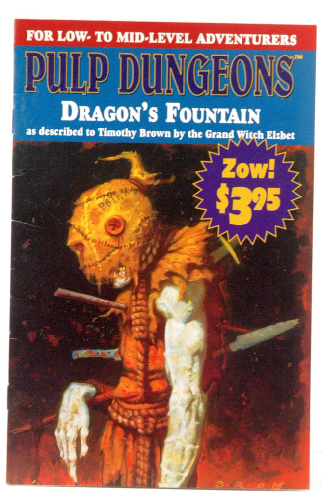 Pulp Dungeons: Dragon's Fountain (Series 2: The Elements of Terror, Adventure 4), by   