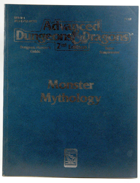 Monster Mythology (Advanced Dungeons & Dragons: Dungeon Master's Guide Rules Supplement/2128/Dm5r4), by Carl Sargent  