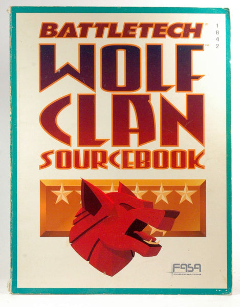 Battletech Wolf Clan Sourcebook, by FASA Corporation, Fasa  