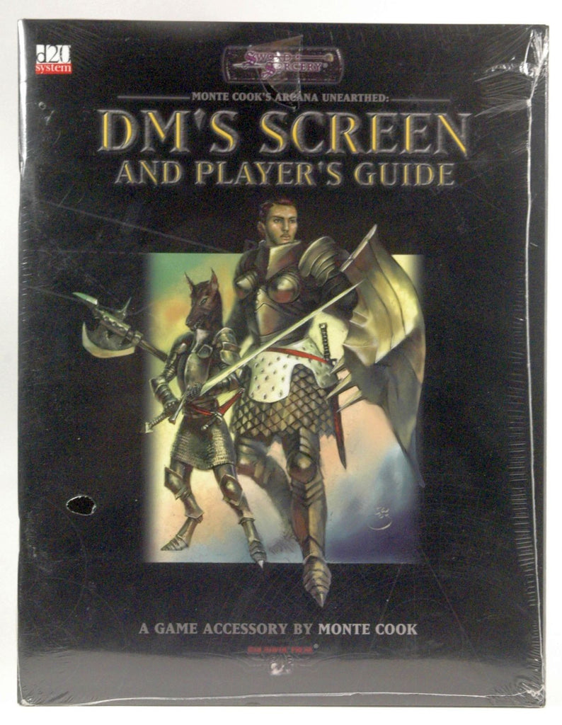 DM's Screen and Player's Guide (Arcana Unearthed Game Accessory), by Monte Cook  