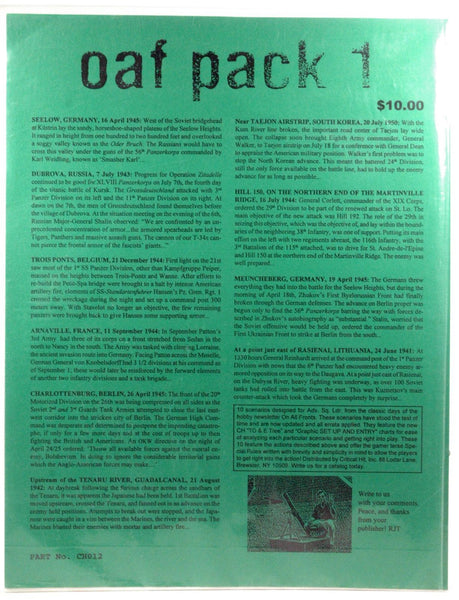 OAF Pack 1 CH012, by RJT  