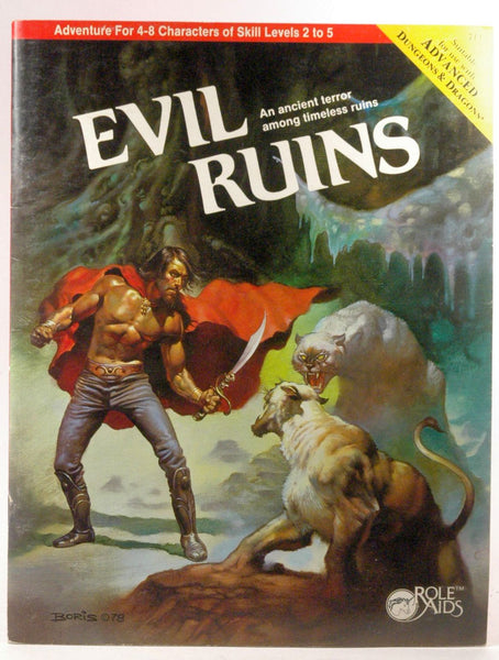 Evil Ruins (Advanced Dungeons and Dragons), by Martin King, Stephen Bourne  
