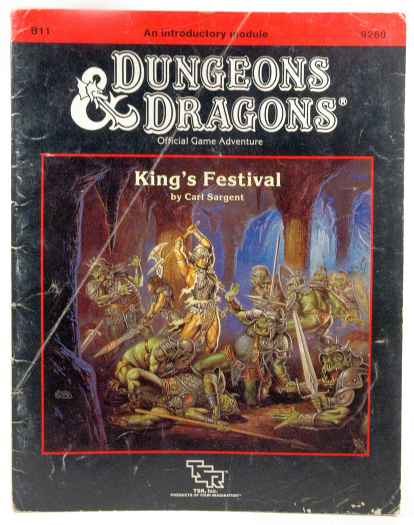 King's Festival (Dungeons and Dragons Module B11), by Sargent, Carl  
