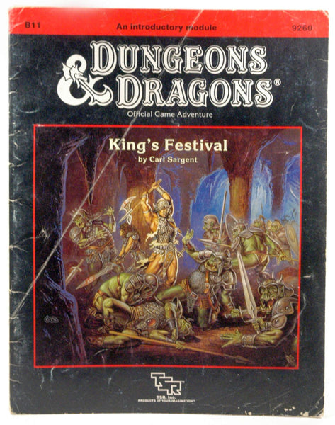King's Festival (Dungeons and Dragons Module B11), by Sargent, Carl  