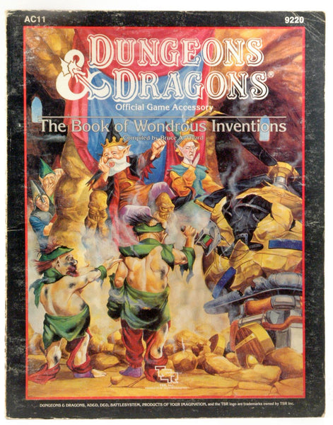 The Book of Wondrous Inventions (D&D Fantasy Roleplaying, AC11), by TSR Staff  