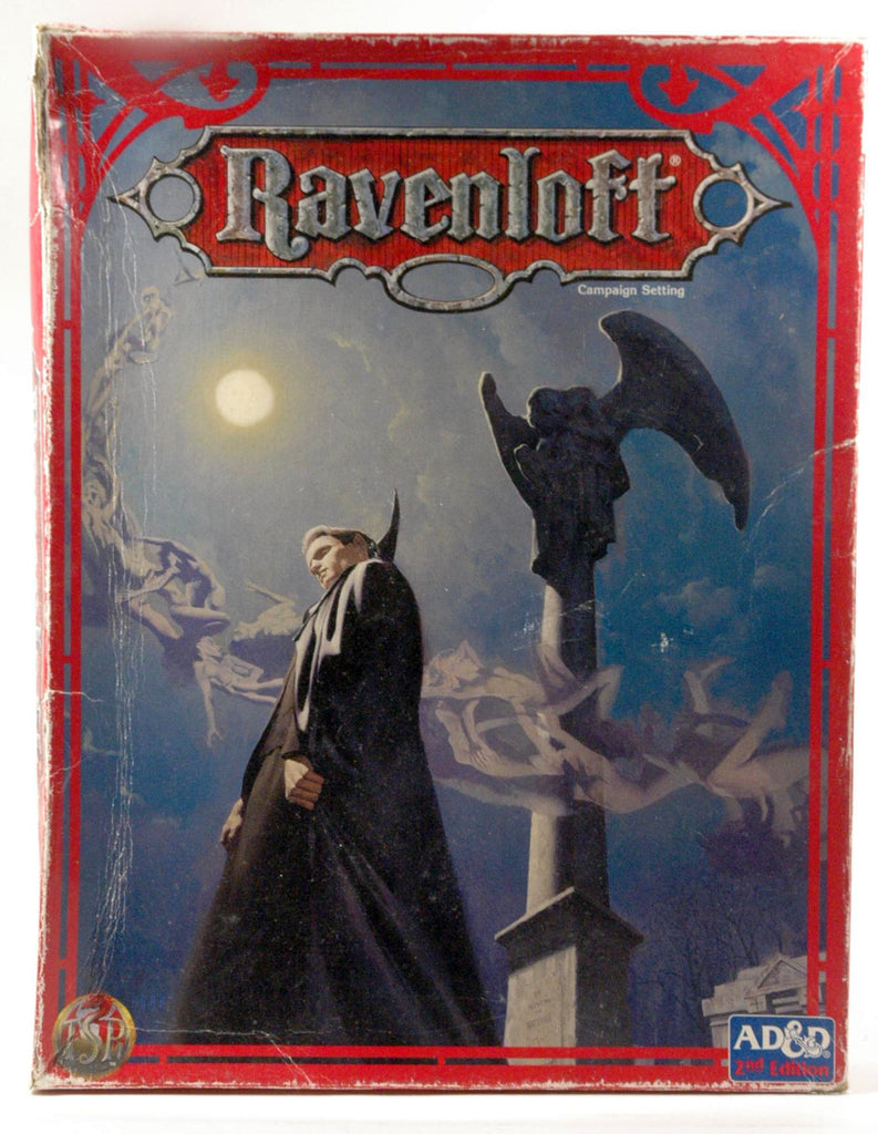 Ravenloft Campaign Setting (AD&D 2nd Ed. Fantasy Roleplaying, 2 Books, 2 Maps, World Posters, Tarokka Deck, DM Screen), by TSR Staff  