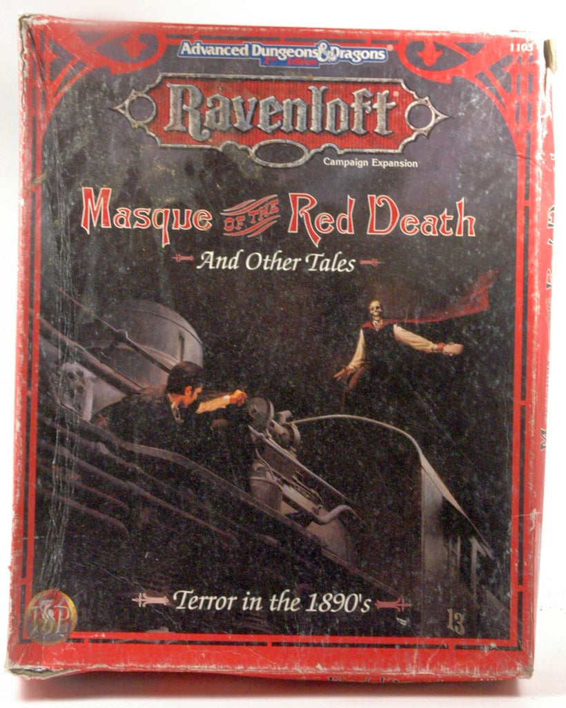 Masque of the Red Death and Other Tales (AD&D 2nd Ed Roleplaying, Ravenloft, Expansion, 1103), by McComb, Colin, Hensley, Shane, Heinrich, D. J., Connors, William W.  