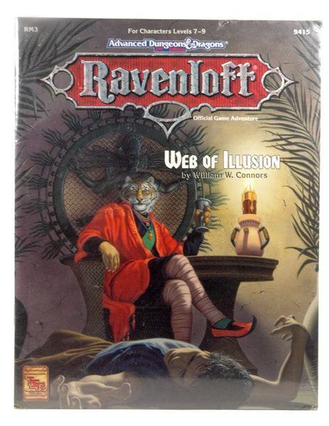 Web of Illusion Ravenloft RM3 Shrinkwrap, by William W Connors  